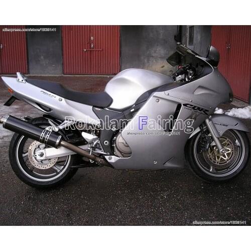 For Honda CBR1100XX 96-07 CBR 1100 XX 1996-2007 All Silver Bodywork Aftermarket Motorcycle Fairing (Injection molding)