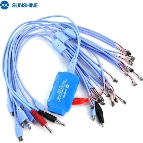SS-905D Android iPhone Button Boot Control Line for Huawei Xiaomi Samsung iPhone 5-11 Mix Anti-Burn Test Cable Power Supply