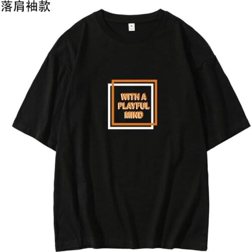 IZONE Merch 2021 T-Shirt 2D Logo Cotton Kawaii Summer Short Sleeve Shirt for Men and Women Streetwear