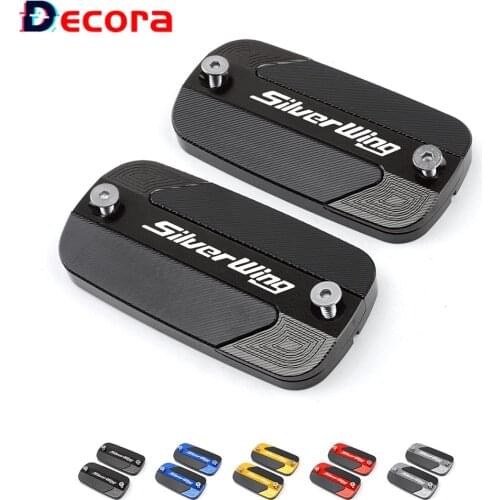 For HONDA FCS600 Silverwing FCS 600 Silver Wing 2001-2011 2010 2019 Motorcycle Front Brake Fluid Reservoir Cover Cap Accessories