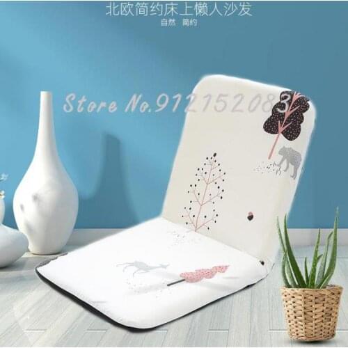 Lazy sofa tatami net red single bay window balcony leisure bedroom foldable dormitory bed chair