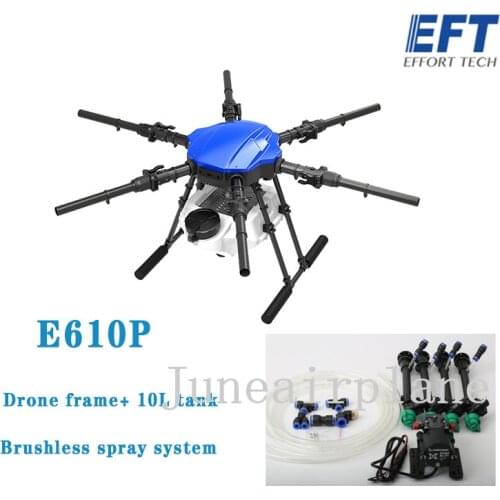 NEW Original EFT E610S E610P 10L Six-axis 30mm Arm Spraying Gimbal System Folding Quadcopter Agriculture Drone