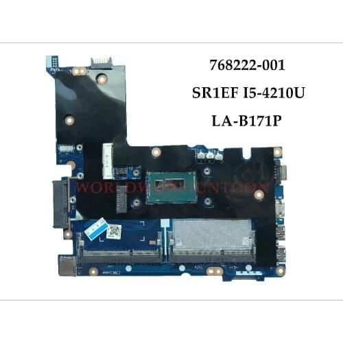 High quality for HP Probook 430 G2 laptop motherboard 768222-001 LA-B171P SR1EF I5-4210U DDR3L 100% Fully Tested