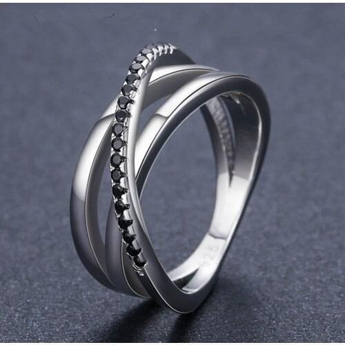 Wedding Rings Fashion Engagement Black AAA for Women Zircon Jewelry Bijoux Modyle Black Gold Color Bague Size 6 7 8 9 10 Party