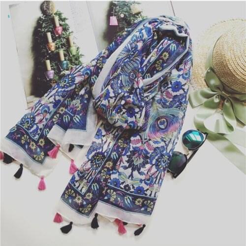 Fashion Women Skull Cross Pattern Tassel Scarf Shawl Wrap Hijab 2 Color Long Skull Flower Muffler Hijab 10pcs/lot