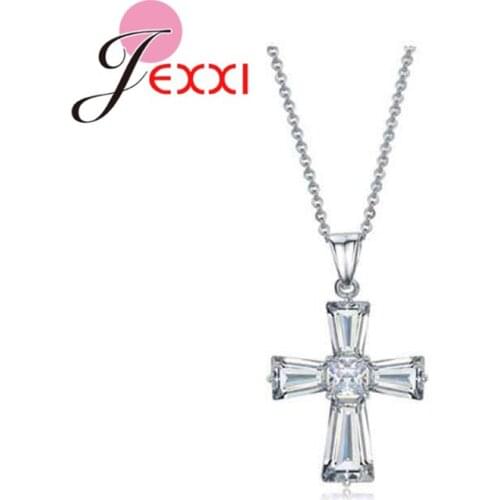 New Statement Cross Design Pendant Necklaces For Women Dog Paw Footprint Lover Gift 925 Sterling Silver Choker Necklaces