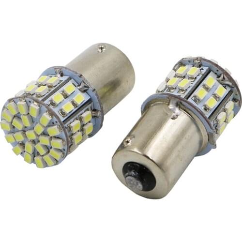 1156 BA15S P21W 1157 BAY15D 1206 50SMD Car LED Light for Turn Signal Reverse Light Brake Lights 12V Bright White Dropshipping