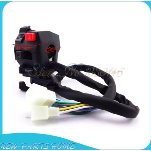 12 Wire Chinese ATV Handle Switch Choke Lever Assembly 110cc 125cc 150cc 200cc 250cc