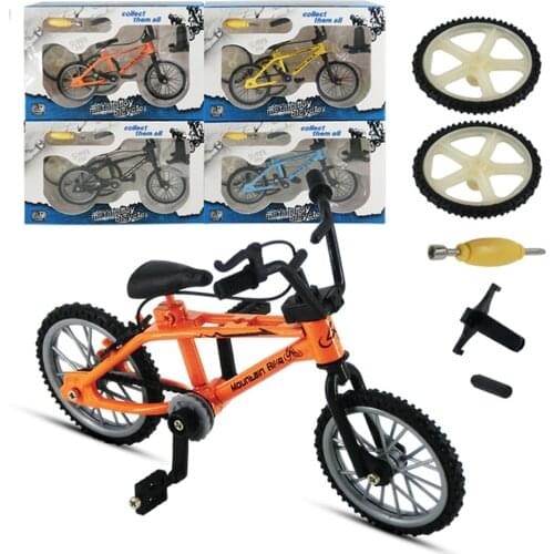 2021Excellent Quality alloy Finger bmx Functional kids Bicycle Set Bike Fans Toy Gift