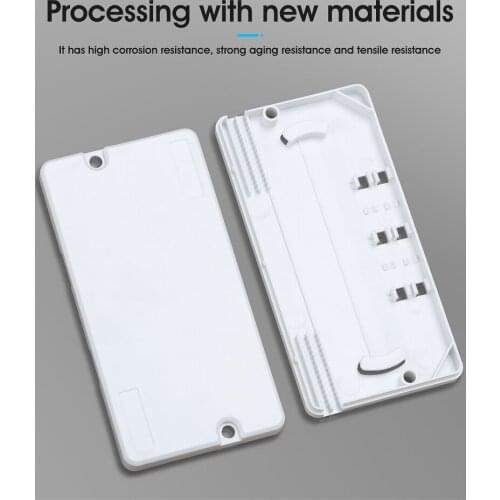 20pcs Drop cable protection box Optical fiber Protection box heat shrink tubing to protect fiber splice tray 2 into 2 out