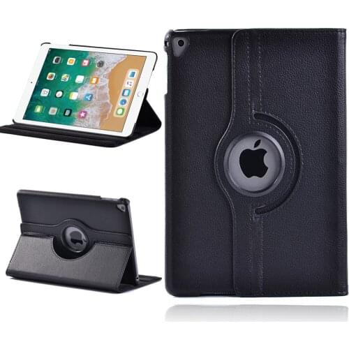 Leather 360 Rotating Case for Apple Ipad 5/6/iPad Air 1/2/iPad Pro 9.7 Inch Anti-Dust Hard Protective Shell Cover
