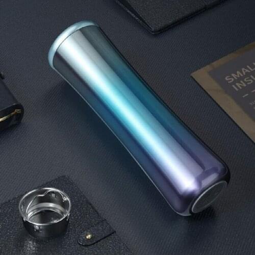 Small waist gradient thermos cup creative 316 stainless steel cup fashion and health high-end tea cup