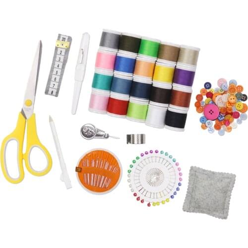88 Pieces/Set Essential Sewing Tools Kit for DIY Embroidery Needlework Crafts