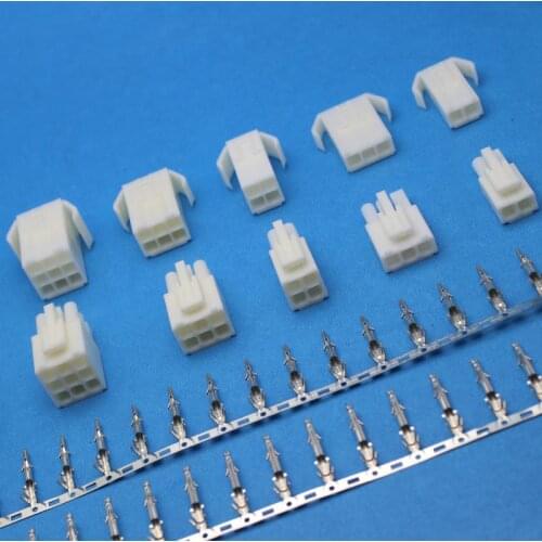 10 sets EL 4.5MM Small Tamiya connector Set Kits mini Tamiya set male Female socket plug with 2/3/4/6/9 Way/pin
