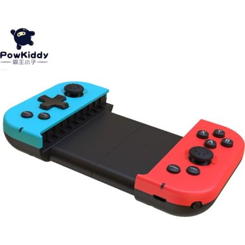 POWKIDDY X6 Game Controller Bluetooth 4.0 Telescopic Game Controller for PUBG Mobile Wireless Gamepad for iPhone Android Phone
