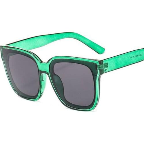 New Arrival Big Square Sunglasses Womens Brand Designer Sexy Glasses Black Green Frame Luxury Men Shades UV400 Gafas Mujer