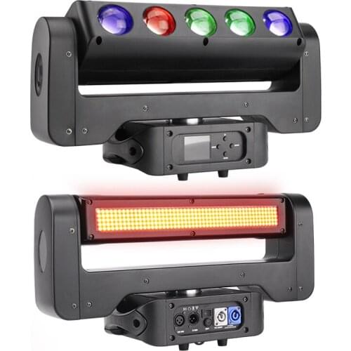 New Product Fast speed dmx stage lighting led double face dj stage moving head light