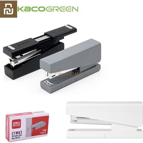 Original Youpin Kaco LEMO Stapler 24/6 26/6 with 100pcs Staples for Paper Binding Business School Office Use