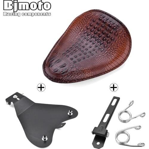 Motorcycle Solo Seat Baseplate Spring Bracket Kit For Honda Yamaha Kawasaki Suzuki Bobber Chopper Harley Davidson SportsterXL883