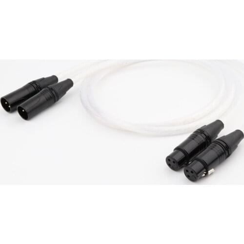 Pair YTER OCC copper Hifi audio interconnects cable hifi audo video balance cable XLR cable with NEUTRIK XLR connector plugs