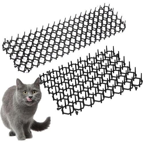 Garden Plastic Anti Cat Thorn Pad Cat Scat Mats Anti-cat And Prickle Strips Cat Repellents Pad Prevent Cats Plant Protection