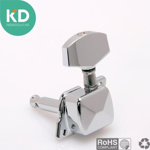 Semi-closed Electric Guitar tuning peg machine head tuning key 3L/3R or 6 in line per set replacement parts tuners