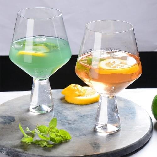 QUEENBAR Creative Red Wine Glass Drinking Glasses Bar Cocktail Mug Glasses For Champagne Of Family Bar Gatherings Party