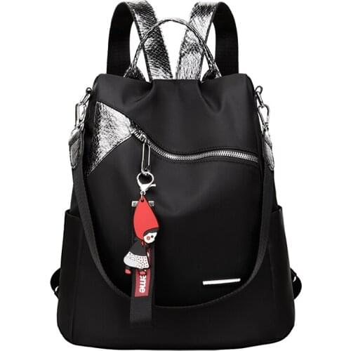 2020 European and American Style School Bags for Teenage Girls Waterproof Backpack 2020 Winter Ladies Shopping Travel Backpacks