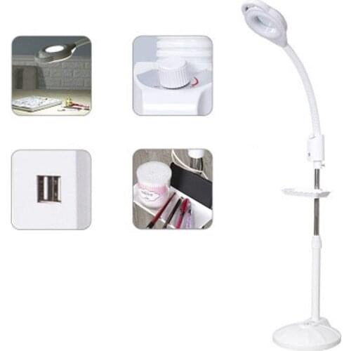 LED beauty salon stepless dimming cold light 10 magnifying glass tattoo acne nail surgery shadowless floor lamp
