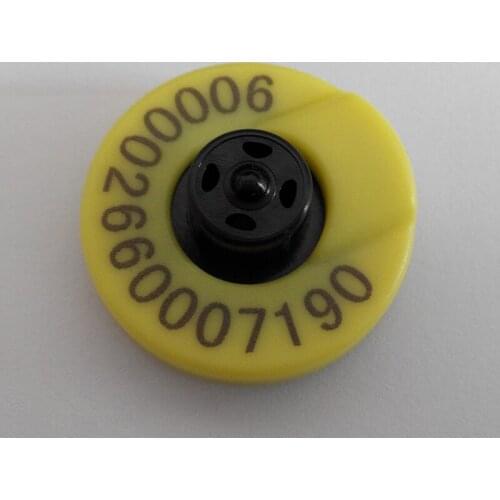 X10pairs 134.2KHz rfid animal ear tag ISO FDX-B rabbit goat cow ear tag Pig Sheep Cattle Tpu Ear Tags for livestock management