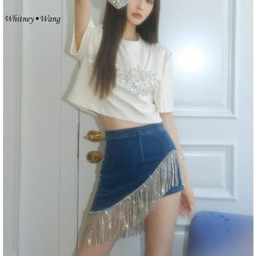 WHITNEY·WANG Denim Skirts For Women