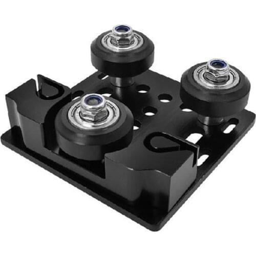 Y-Axis Slider Aluminum Plate Buckle , Aluminum Profile With Timing Belt Buckle For 3D Printer