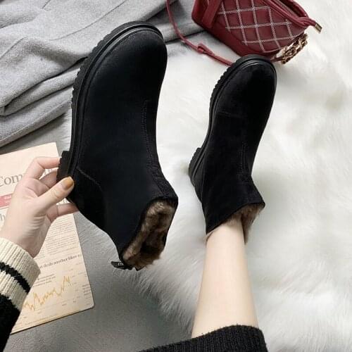 Winter new knight Women boots black zipper boots warm wild thick wind Boots Metal decoration Ankle Boots Womens boots U11-97