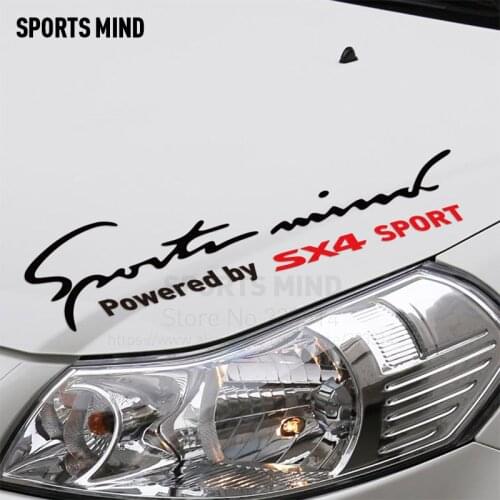 10 Pieces Customizable Sports Mind Automobiles exterior accessories Car Sticker Decal Car Styling For Suzuki SX4 accessories