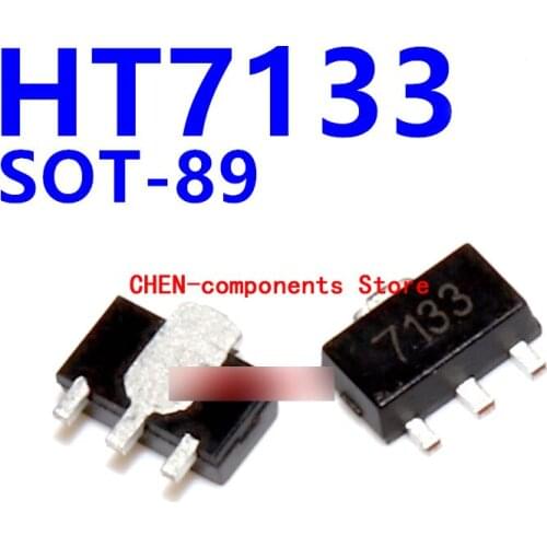 50pcs HT7133 Three-terminal regulator tube SOT-89