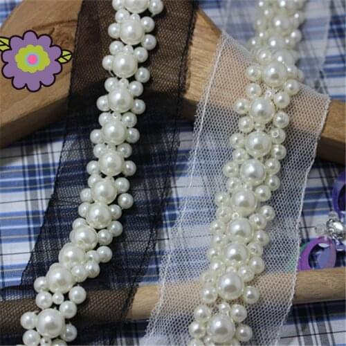 Heavy nail big pearl DIY lace clothing accessories belt cuff clothing accessories lace collar accessories