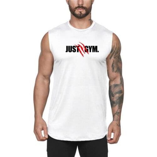 Brand clothing cotton sleeveless shirts muscle tank top men Fitness mens Training singlet Bodybuilding workout gym vest men