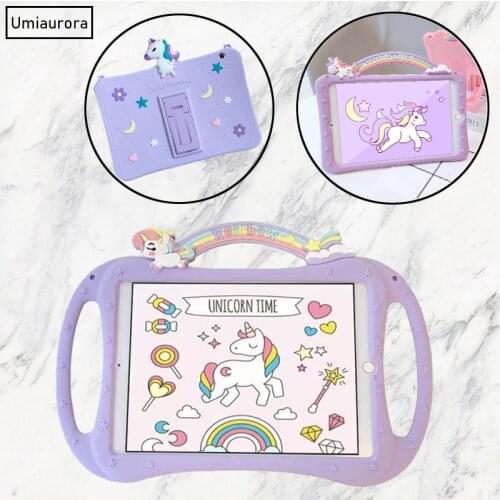 Case for iPad 2020 10.2 2019 9.7 2018 2017 Air 10.9 Pro 10.5 11 Mini 2 3 4 5 Kids Cartoon Cover for iPad 7 8th Generation Funda