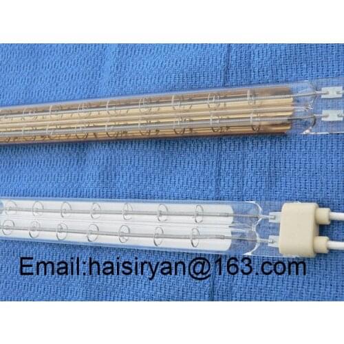 Infrared quartz heater replacement lamp ruby red heat tube