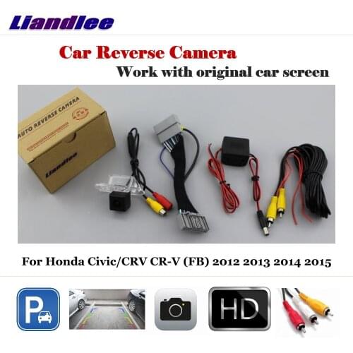 AUTO Reverse Rear Camera For Honda Civic/CRV CR-V 2012 2013 2014 2015 Factory Small Screen Backup Parking Camera Car Accessories