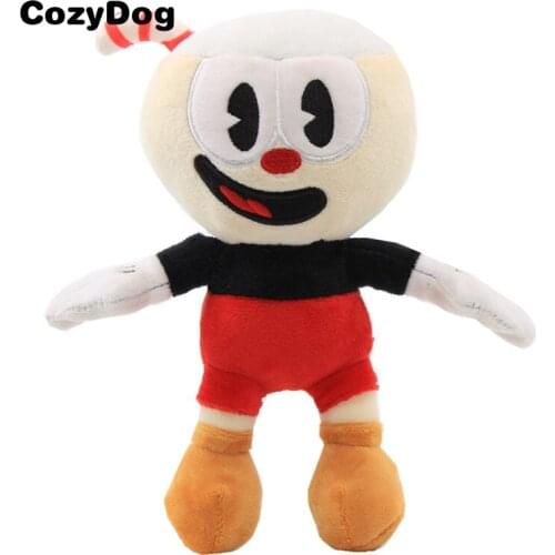 23 CM Hot Sale Cuphead Plush Toy Doll Game Cuphead Stuffed Toys for Children Red Color