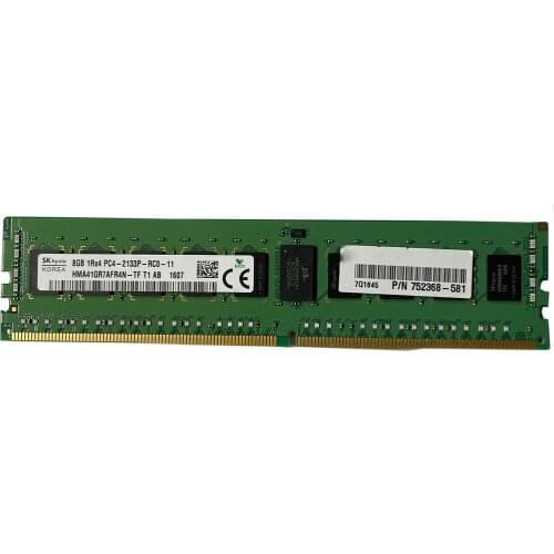 Original Workstation Server Memory for HP Z440 Z640 Z840 8G DDR4 2133MHz REG ECC 752368-581 Good Quality