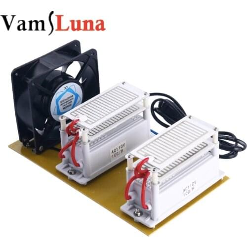 20g Ozone Generator Living Air Purifiers Ozone Disinfection Machine With Fan 220v Ozonizador