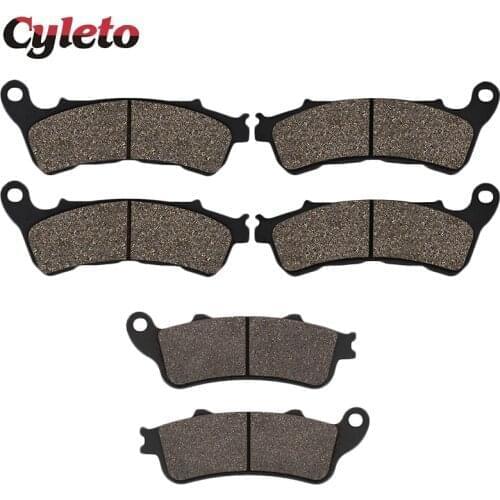 Motorcycle Front Rear Brake Pads for VFR 800 NT700V XL1000 XL1000V Varadero VT1300 Sabre VT 1300 Interstate VT1300CX Fury ST1300