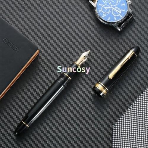 Platinum PRESIDENT Fountain Pen 18K Gold Nib 0.38mm PTB-20000P, AS Resin Body with Plating Cap, Premium Quality