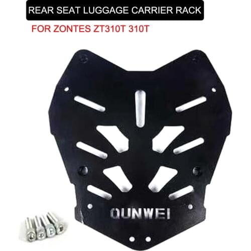 Rear Seat Luggage Carrier Rack Support Holder Saddlebag Cargo Shelf For ZONTES ZT310T ZT 310T 310T