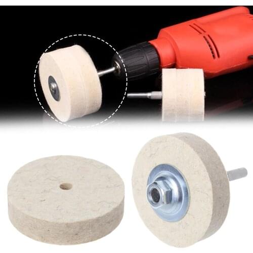 76x20mm Wool Polishing Buffing Grinding Wheel Polisher Disc Pad For Car Polisher Auto Accessories Polishing Polisher Pads