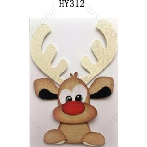 Christmas deer cutting dies 2019 die cut & wooden dies Suitable for common die cutting machines on the marke