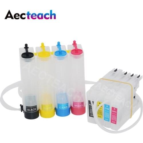 Aecteach LC 75 Continuous Ciss Ink Tank For Brother MFC-J6910CDW J6710CDW J5910CDW J825N J955DN J955DWN J705 Printer Ciss System
