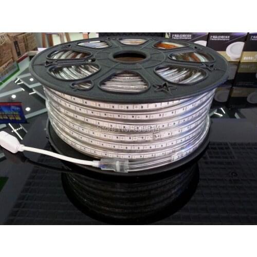 [Seven Neon]free shipping 14MM FPBC 220V 60leds/meter 100M warm white/white/redblue/green/yellow light 5050 smd led strip light